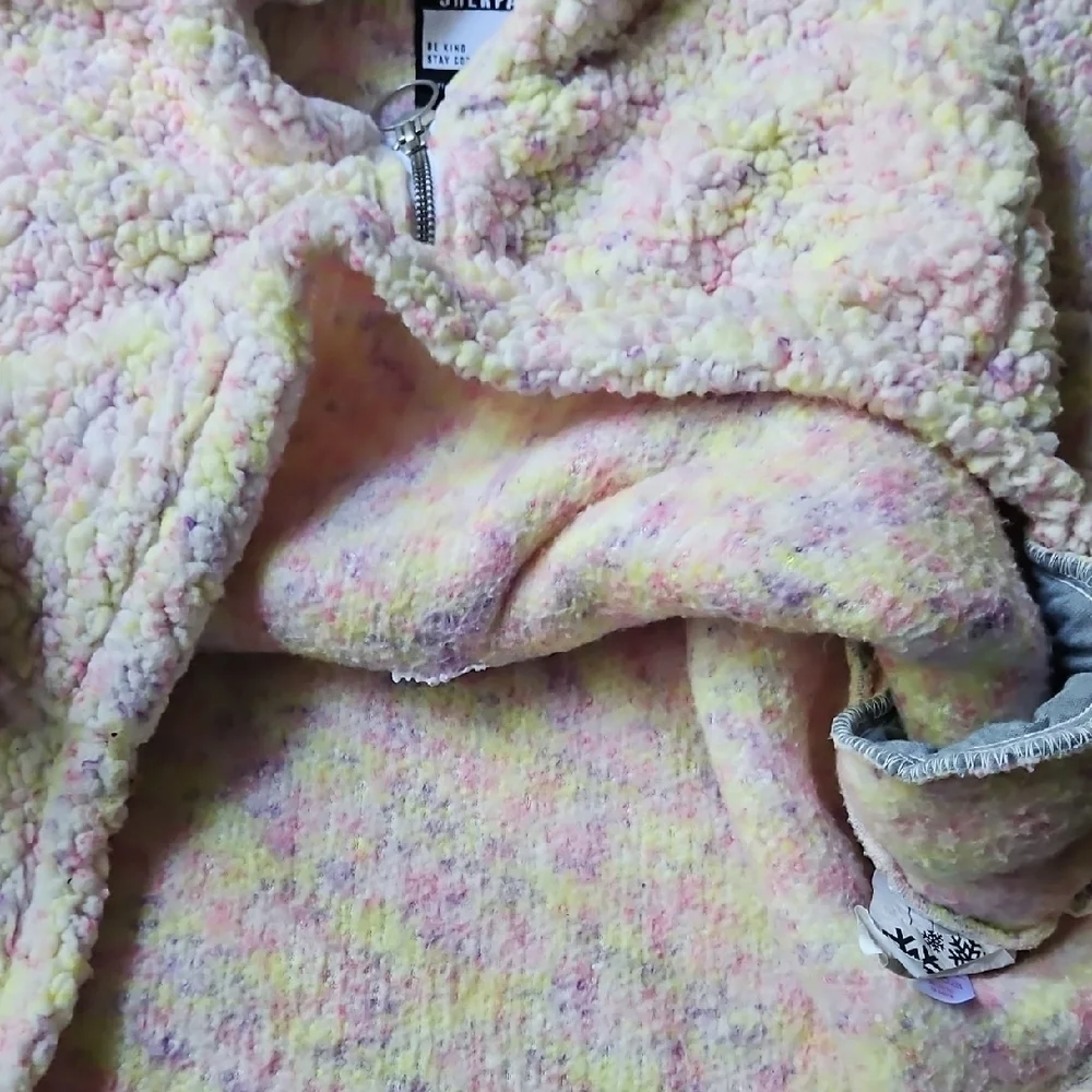 Justice Multicolor Sherpa Hoodie